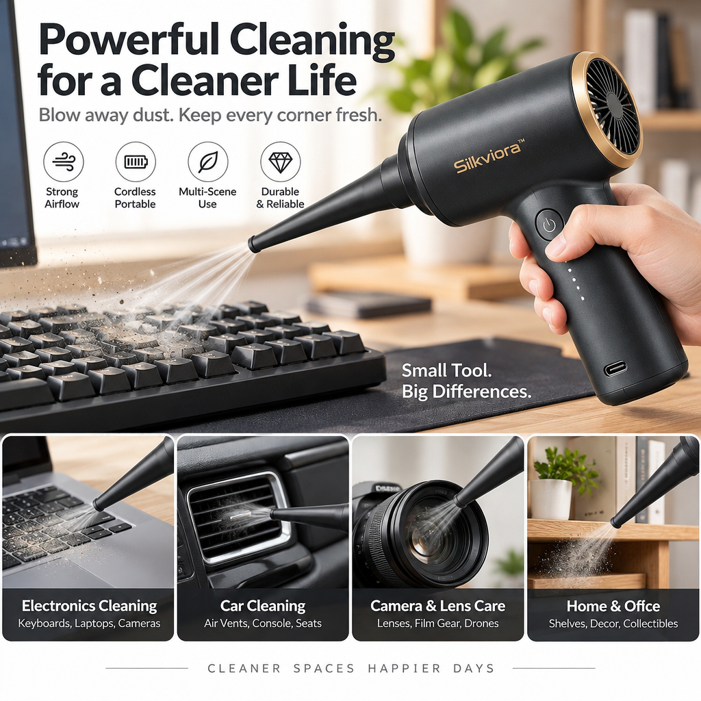 Silkviora™ Precision Electric Air Duster