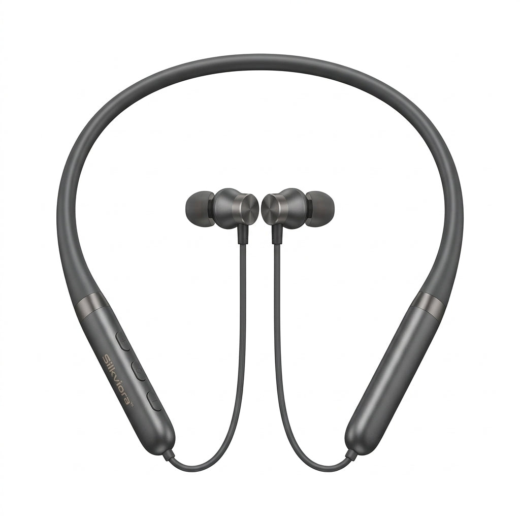 Silkviora™ DriftLoop Wireless Neckband Headphones