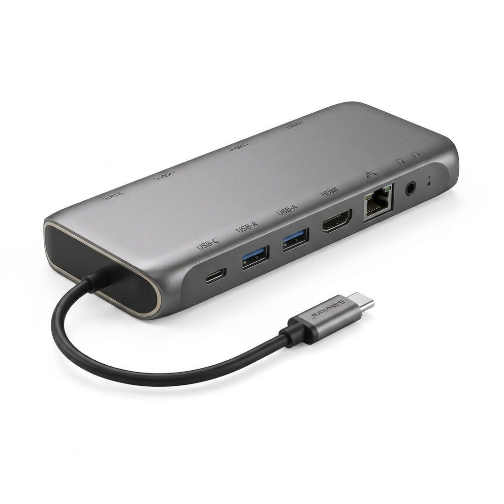 Silkviora™ PortHaven USB-C Docking Station