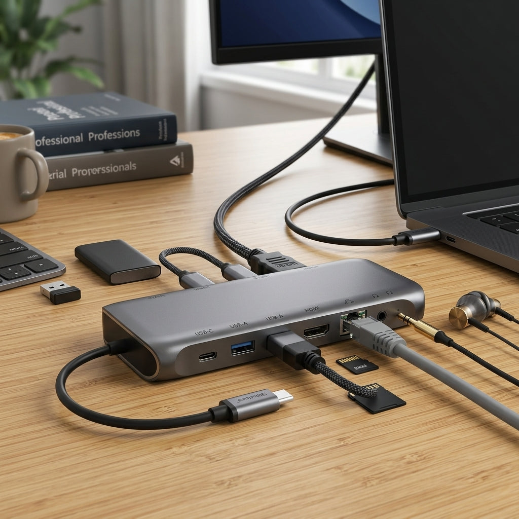 Silkviora™ PortHaven USB-C Docking Station