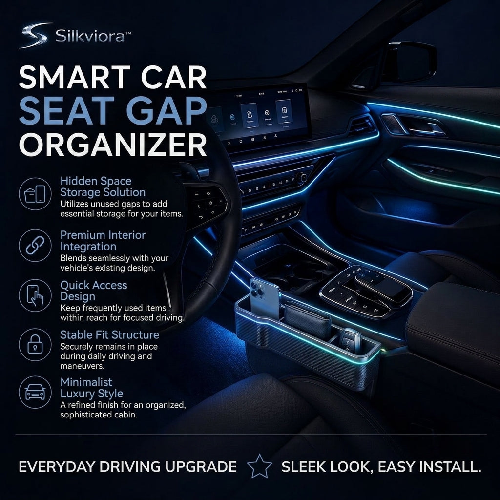 Silkviora™ Smart Car Seat Gap Organizer
