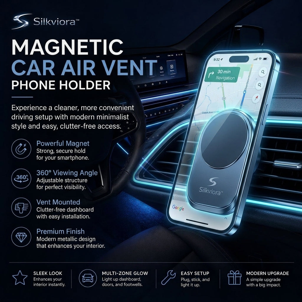 Silkviora™ Magnetic Car Air Vent Phone Holder
