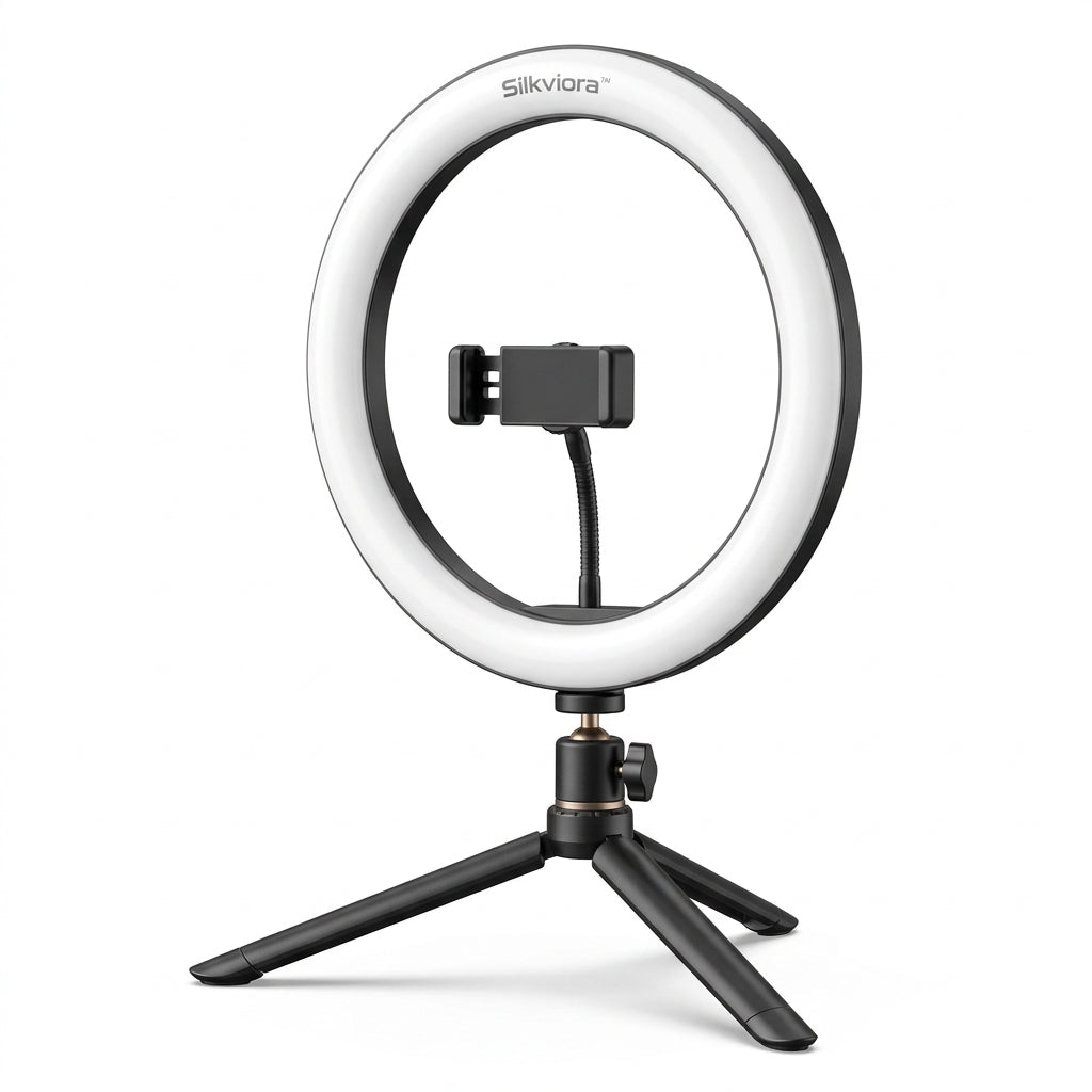 Silkviora™ LumiGlow Adjustable LED Ring Light