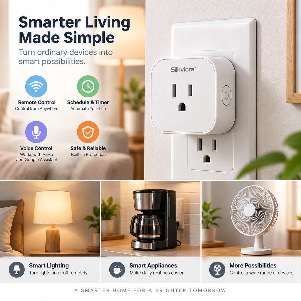 Silkviora™ NestSync Mini Smart Plug