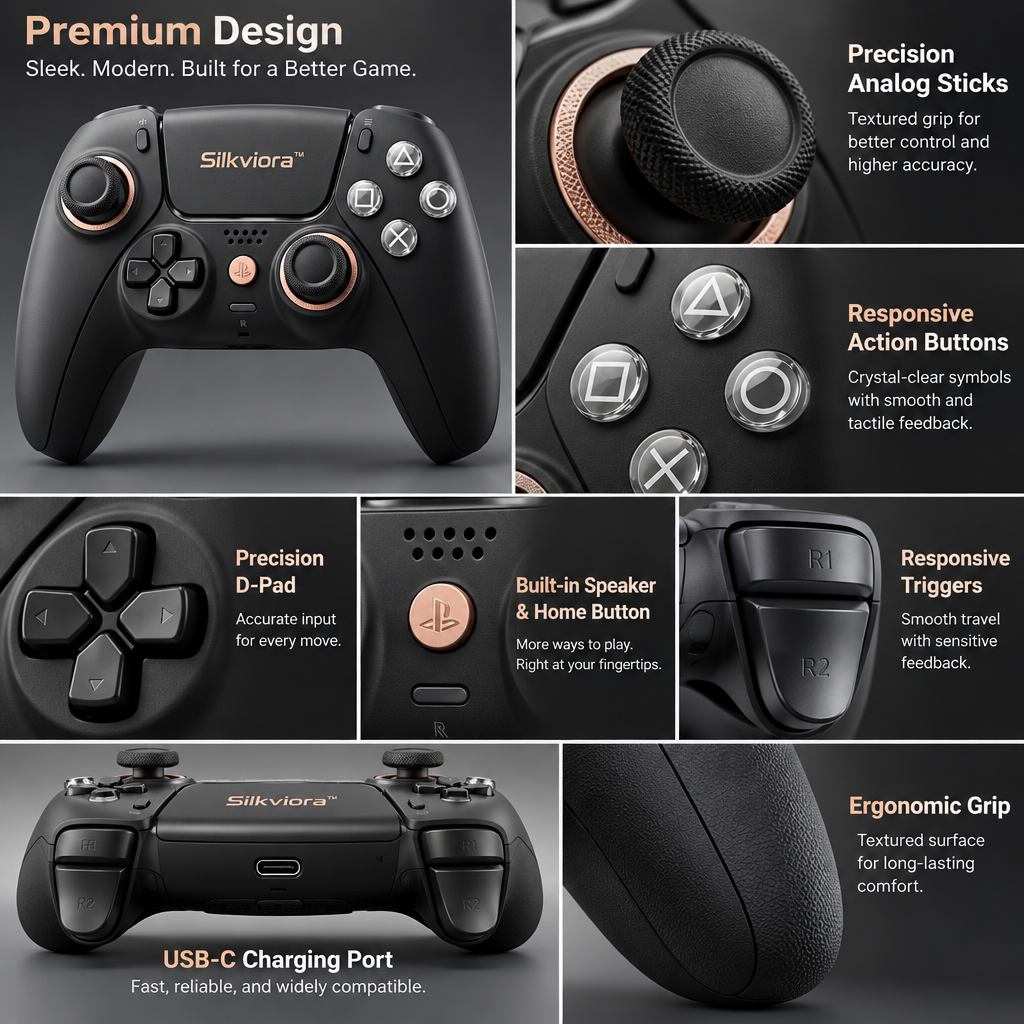Silkviora™ ArcPlay Wireless Game Controller