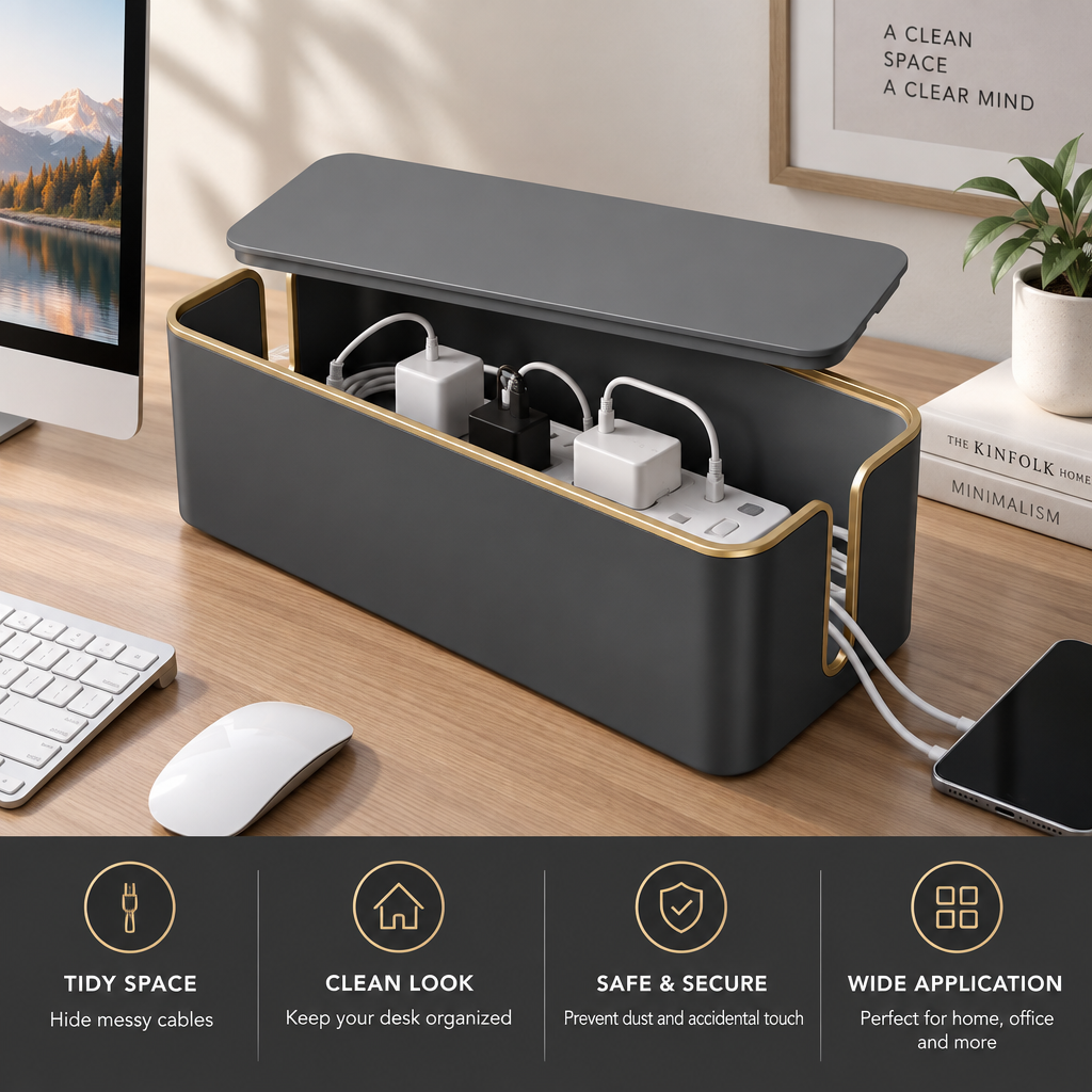 Silkviora™ LineNest Cable Management Box