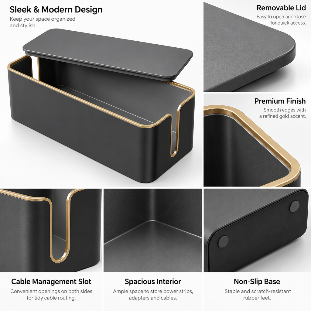 Silkviora™ LineNest Cable Management Box